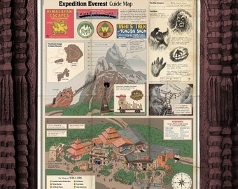 Expedition Everest Print, Animal Kingdom, Walt Disney World