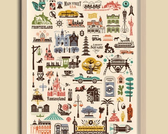 Lands of Magic Kingdom Print