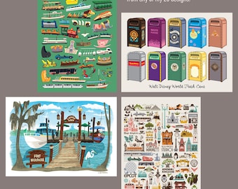 Pick any 4 of my 5x7 inch Postcards!