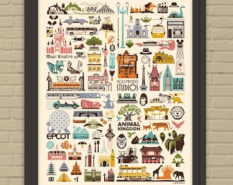 The Four Parks Print- RECENTLY UPDATED!