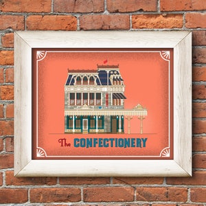 Main Street Confectionery Large Print