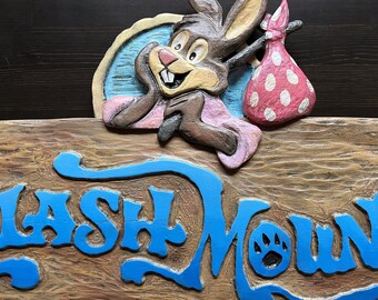 Walt Disney World Splash Mountain Hand Carved Wooden Sign - Etsy