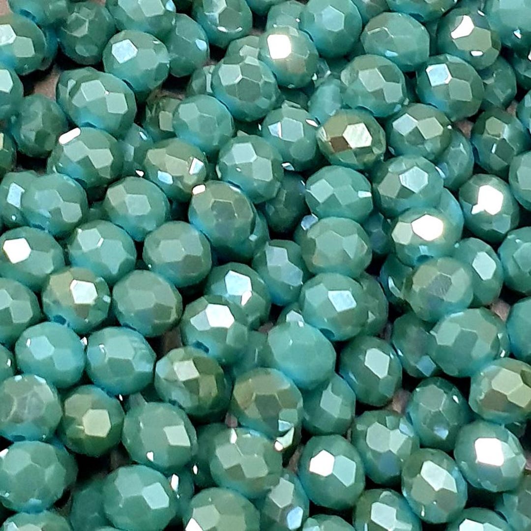 Wholesale Electroplate Crystal Glass Flat Round Beads Strands