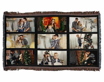 Throw Blanket -  Customized - 54" x 38" - Holiday Gift