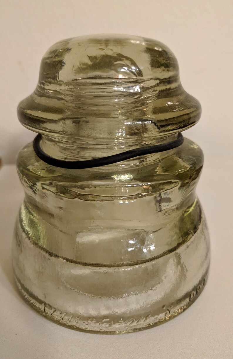 Armstrong DP1 Glass insulator with original wire Etsy