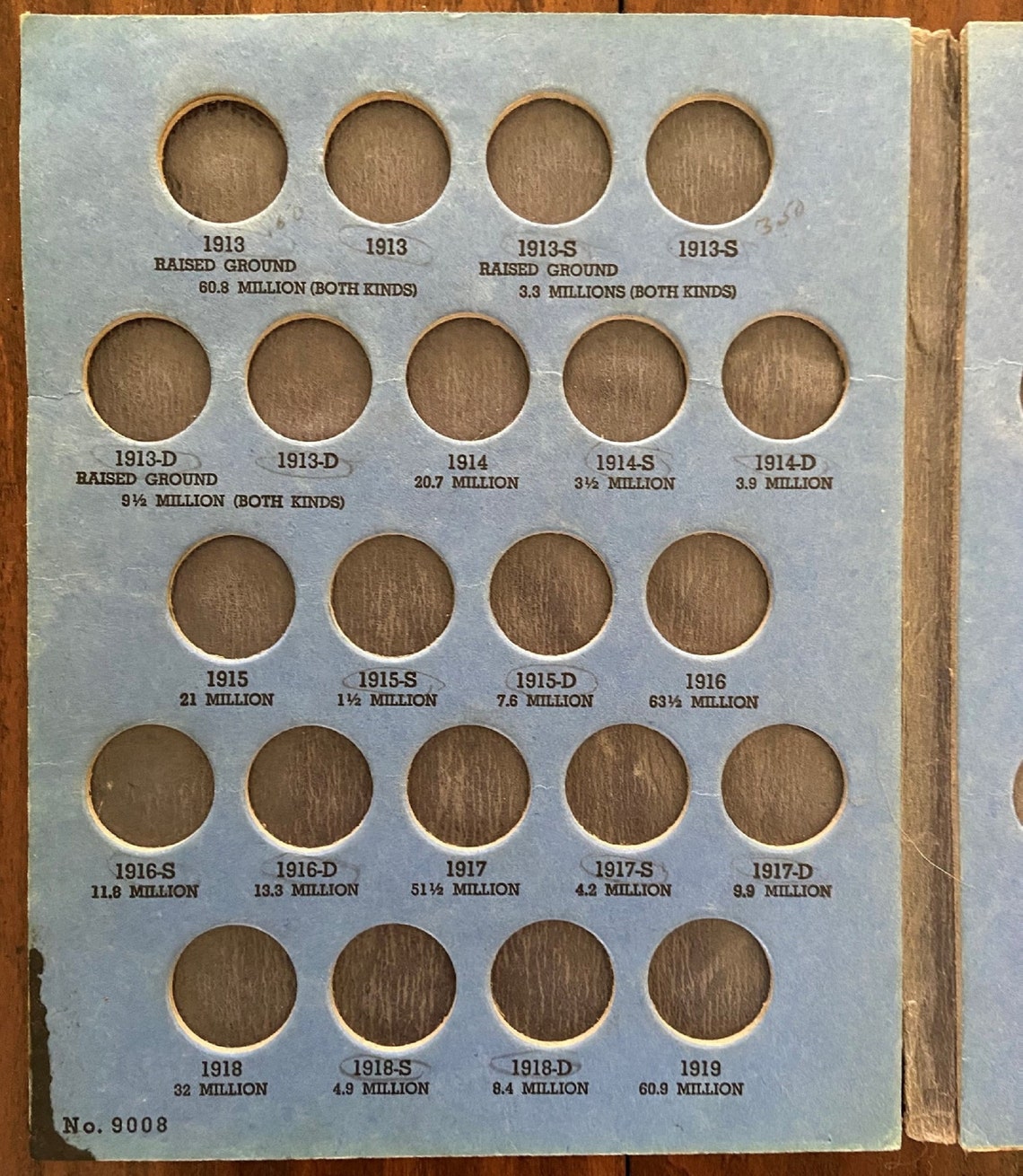 Whitman Buffalo Nickel Coin Folder 1913 to 1938 Etsy