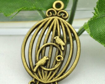 Cage à Oiseaux Ancienne Etsy