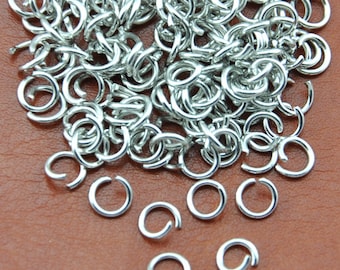 6MM 18ga White K Jump Rings High Quality, DIY Accessory Jewelry Making------Q00141-6MM