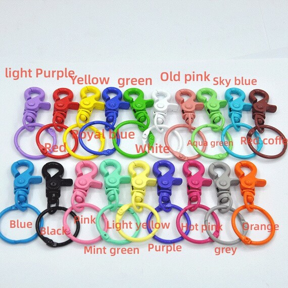 フレデリックカラーズ　ストラップ Spray Paint Lobster Clasp Connectors Metal Swivel Lobster With