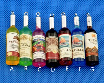 Fashion Mini Bottle, Colorful Cool Pendant Charm Finding,DIY Jewelry Accessories,DIY Jewelry Accessories