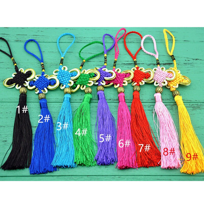 Chinese Knot Tassel  Handcraft High Quality Tassels,Luck Charm,9 colors Chinese knot  tassels,Tassel Supplies,Jewelry Supplies