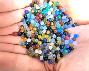 Mixed Natural No Hole Beads Undrilled 4mm-20mm Round Gemstones，Jewelry Making without holes Loose Beads Wholesale supply,Gemstone balls