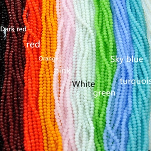 Wholesale Bulk! 135-6750 beads Multi-Color Crystal 4mm Rondelle Beads/Spacer Beads Glass Beads/Embellishments/Jewelry Making Supplies