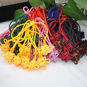 Cordoncino intrecciato fatto a mano con nodo cinese, catena di corda per ciondolo, corda per gioielli fai da te, cinghie di corda per bigiotteria, gioielli per ciondoli e ciondoli
