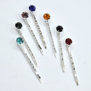 Crystal Barrette, Barrettes Clips, Hair Accessories，Hair Gift，Birthstone Hair Clip，Women Hair Clip, Cute Bobby Pin，Gem Hair Accessories