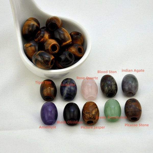 24 Vintage Grey Acrylic 12x16mm. Faceted Large Hole Nugget Beads 5669 - Canada