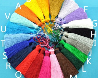 Silky Tassels,Mala Tassels,Metal Tassels,Jewelry Making Tassels,Boho Tassels,Pillow Tassels,Jewelry Making,Craft Supplies 7.5cm
