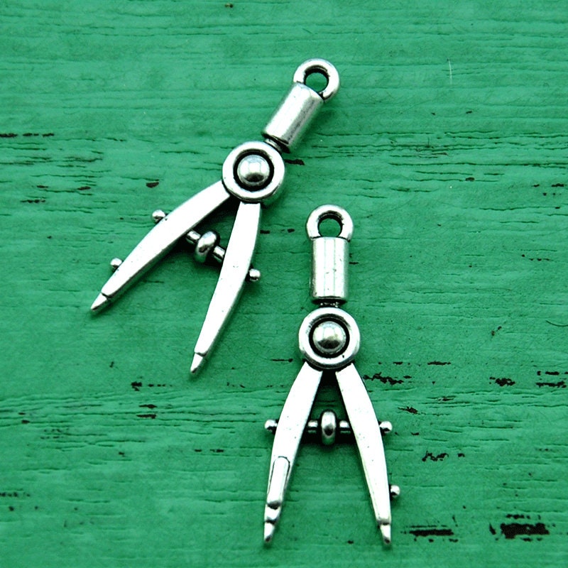 11x28mm Bow Compass20pcs Bulk Sale Antique Silver Tone Etsy