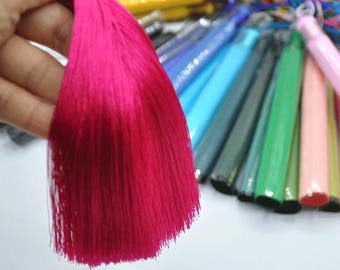 150mm Long Silk Tassel，High Quality Fat Silk Tassels，Handmade Rayon Tassels，Craft Pendant Accessories