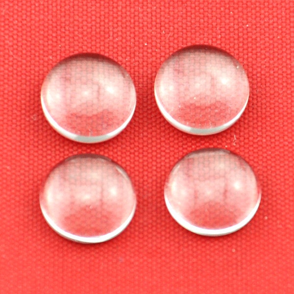 Kreis Klare Glas Cabochon Perlen, alle Größen Rund klare Cabochons 6mm 8mm 10mm 12mm 14mm 15mm 16mm 18mm 20mm 25mm 30mm