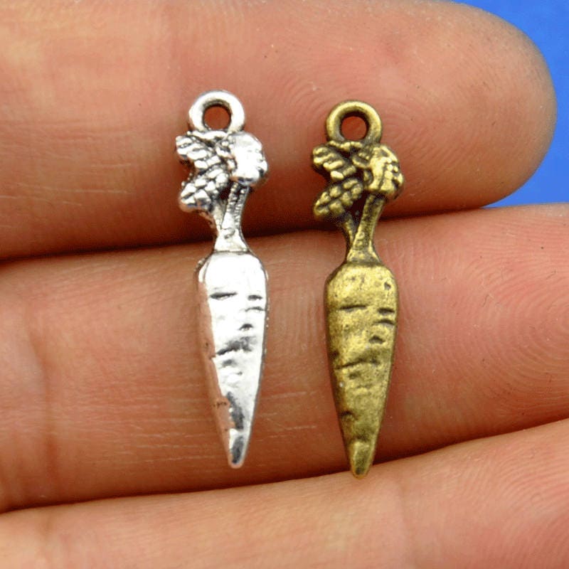 20pcs Carrot Charm Pendant Set of 25x6mm Bulk Lot Pendant Etsy