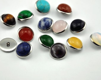 12 mm Edelstein Cabochons runder Kreis CABOCHON Einstellung, Knopf Charm Anhänger, Lünette Tablett leer Cabochon Einstellungen, natürlicher Edelstein runder Knopf
