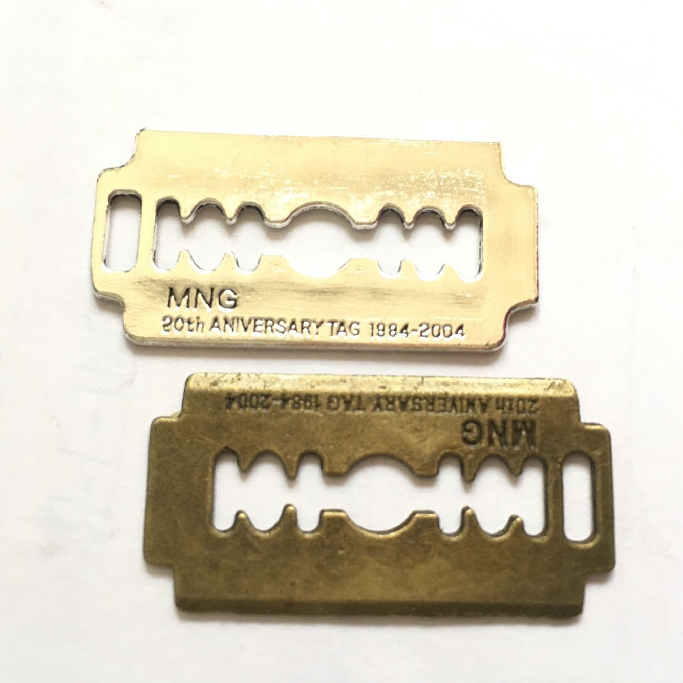 18x38mm10pcs Antique Silver Antique Bronze Razor Blade | Etsy