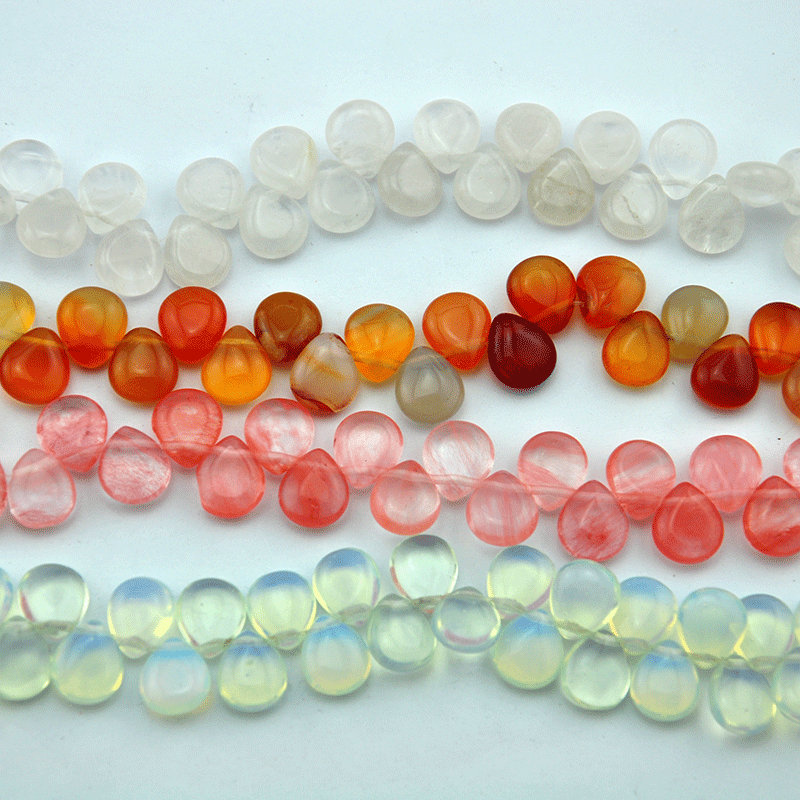 Water Drop BeadsGemstone Drop Beads Natural CrystalTop Etsy