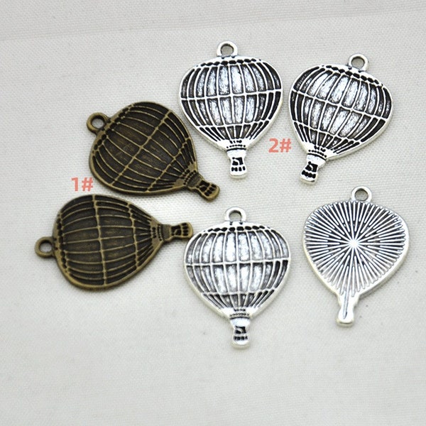 Lovely Hot Air Balloon Charm Travel Charms pendant,Parachute pendant,Travel pendant pendant,flying Parachuting,DIY Accessory Jewelry Making