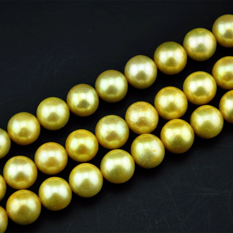 AAA Natural Akoya Pearls 6-7mm – White Loose Beads For Jewelry Making (15 Inch Strand)