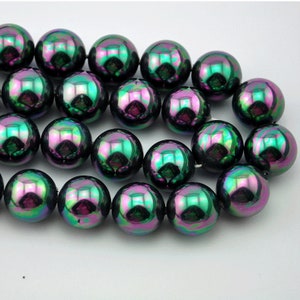 15 inches 1 Strand 10mm/12mm/14mm/16mm South Sea Shell Pearls Round Beads,Shell pearl has,Gemstone Beads