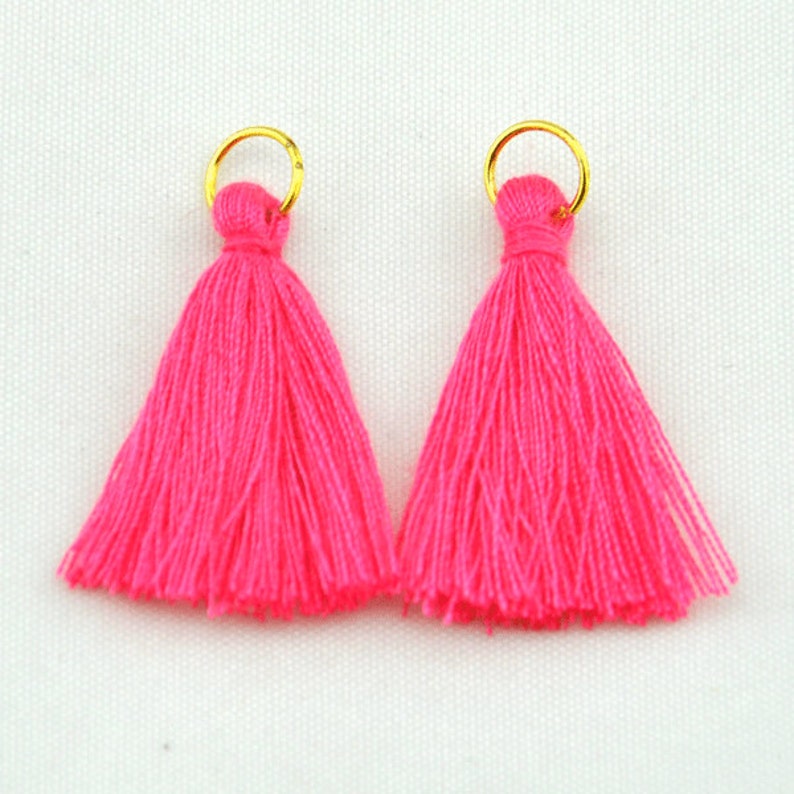 19 Color Mini Tassels DIY Craft Supplies Jewelry Tassels Etsy