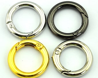 5PC Jewellery findings Clasp,25mm ring clasps spring clasps for Purse Chain,Purse Chain Strap, Chain Strap Purse,Finished Chain-G01862
