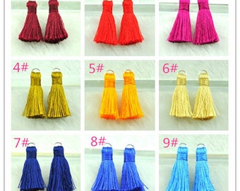 Mini Tassels, Small Tassels, Tassle, Tassel Earrings, Tassels for Jewelry,Jewelry Tassels