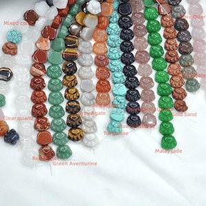 Großhandel 14 x 16 mm Naturstein Katzenkralle Perlen, Hand schnitzen Edelstein Pfote, Kristallpfote, Kristall Katze Fußabdrücke, Kristallhundepfote, Tierpfoten Perle