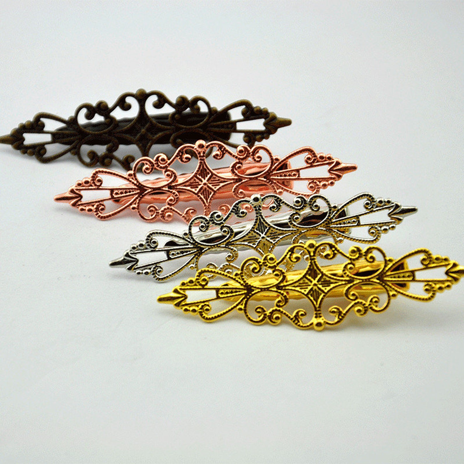 16x57MM Hair clips set of 2 hairpins large snap hair clips Etsy