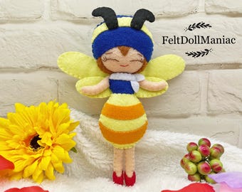 フェルトの蜂を作るための PDF パターン。 - Etsy 日本