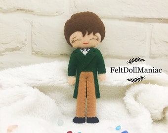 Felt Doll Pattern. Darcy of Pride and Prejudice. PDF Pattern and Tutorial.