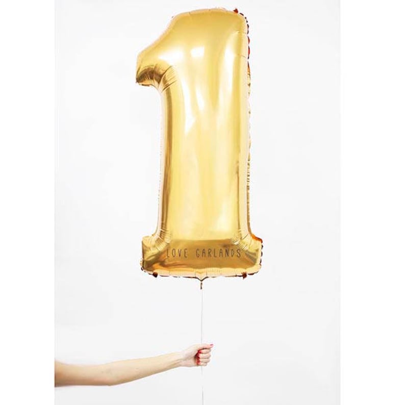 40 Inch Gold Balloon Number One Balloon 40 Metallic Gold Number Balloon Giant Gold Balloons Giant Gold Number Balloon 40 One Balloon