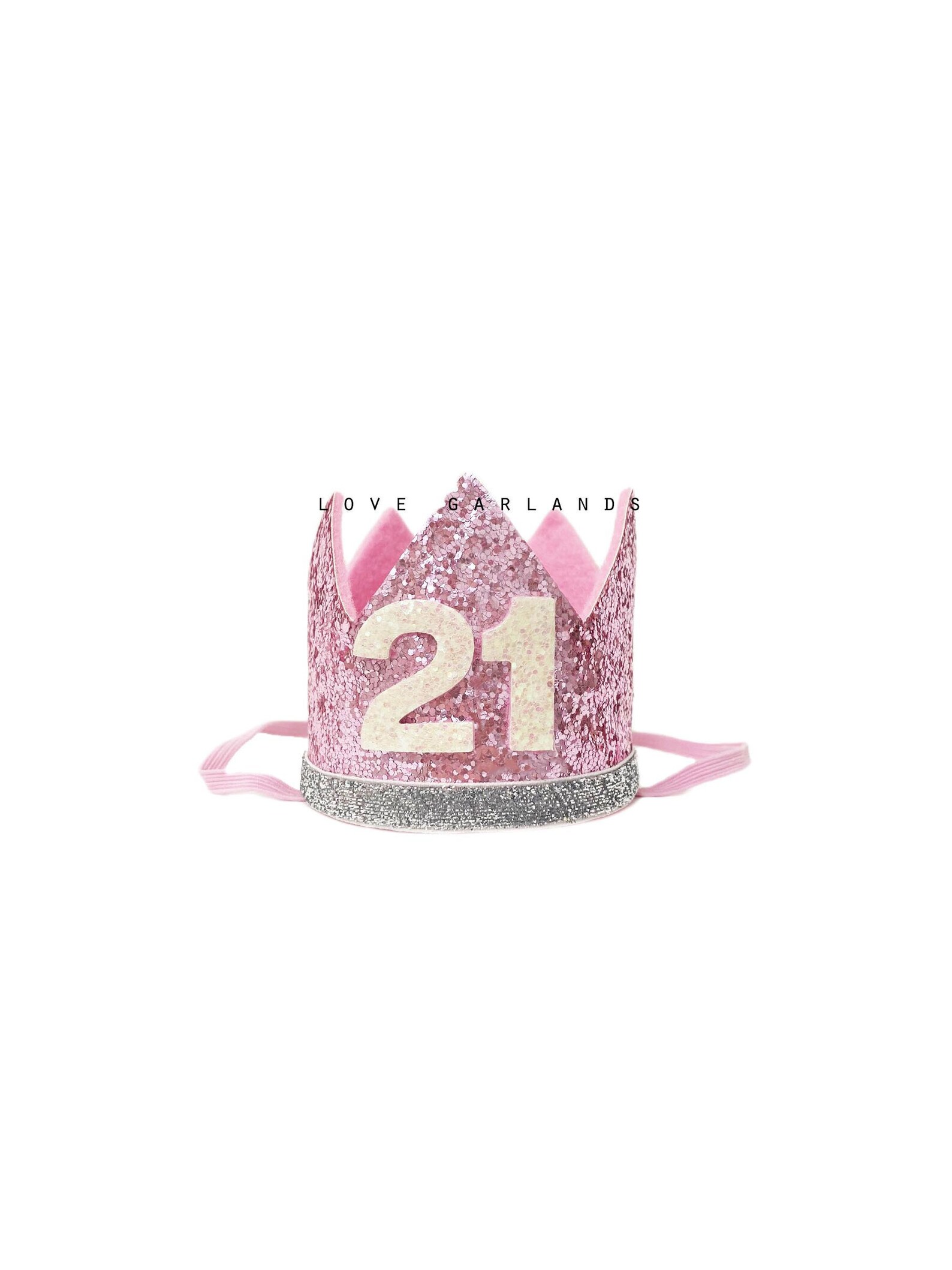 Pink Birthday Crown 21 Birthday Crown Twenty One Birthday | Etsy