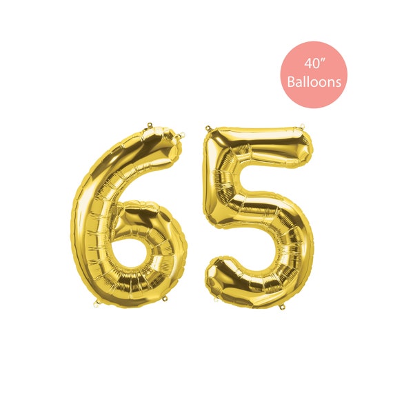65 Gold Number Balloon, 65 Gold Balloons, Gold 65 Balloon, Jumbo 65 Balloons, 65 Birthday Balloons, 65 Balloons, Sixty Five Gold Balloons Il_570xn