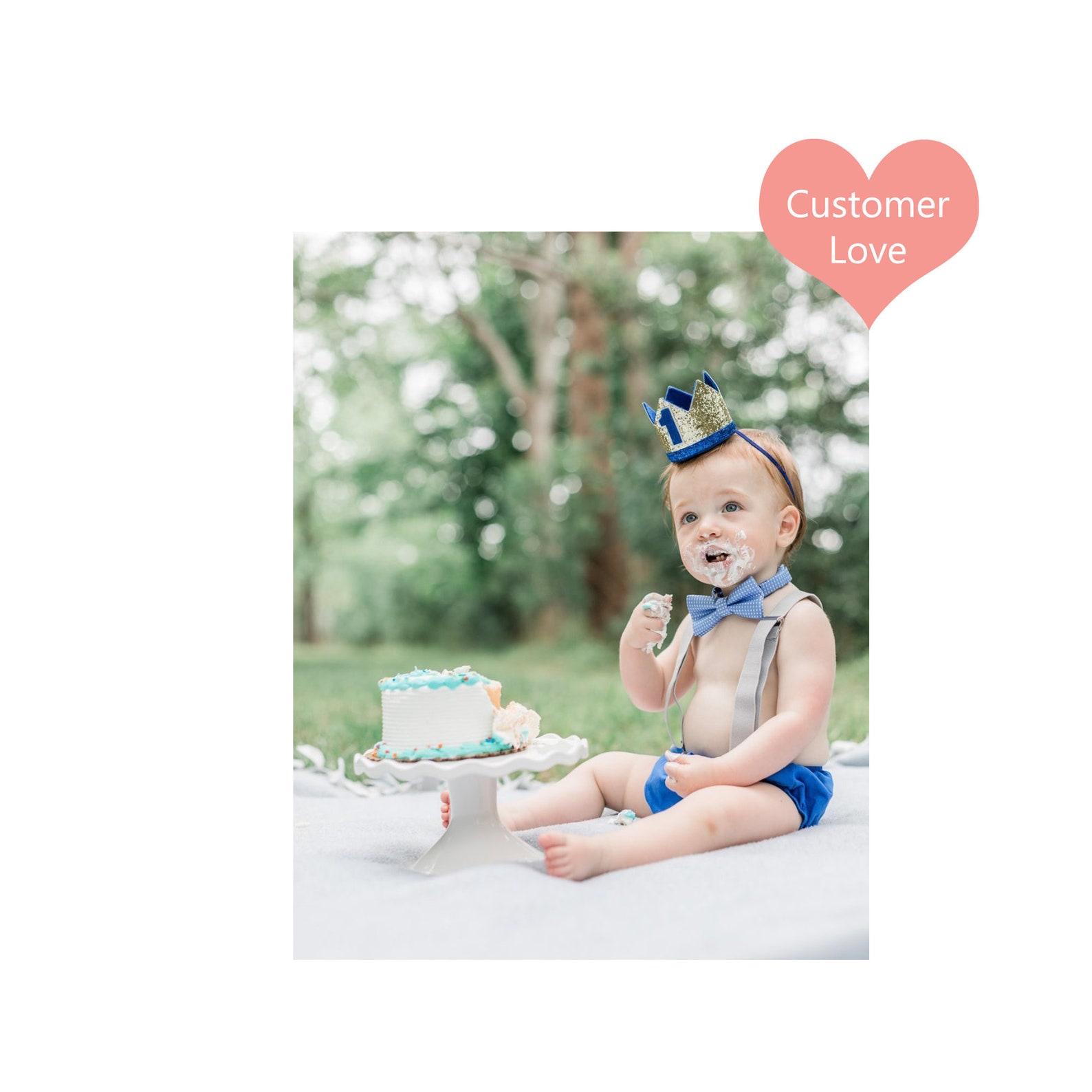 silver birthday crown first birthday crown one birthday etsy
