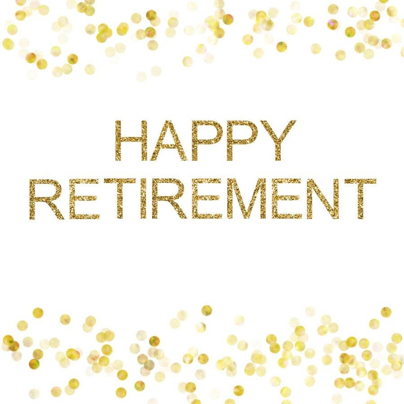 happy retirement banner retirement party sign retirement