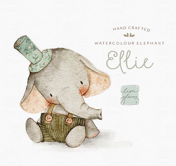 Elilien — Elefante 38. #elilien #watercolor