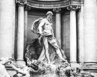 Oceanus Print, Neptune Print, Fountain Rome, Fountain Print, Rome Print, Rome Photography