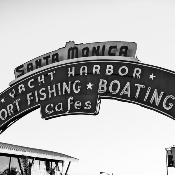 Santa Monica Pier Etsy