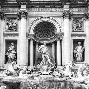 Trevi Fountain Print, Trevi Fountain Rome, Rome Photography, Rome Print