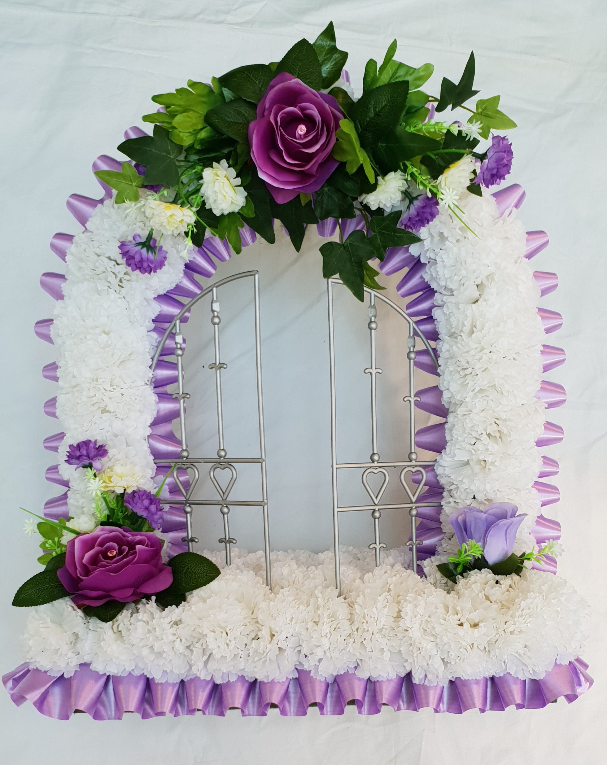 Gates Of Heaven Silk Artificial Funeral Flowers Etsy