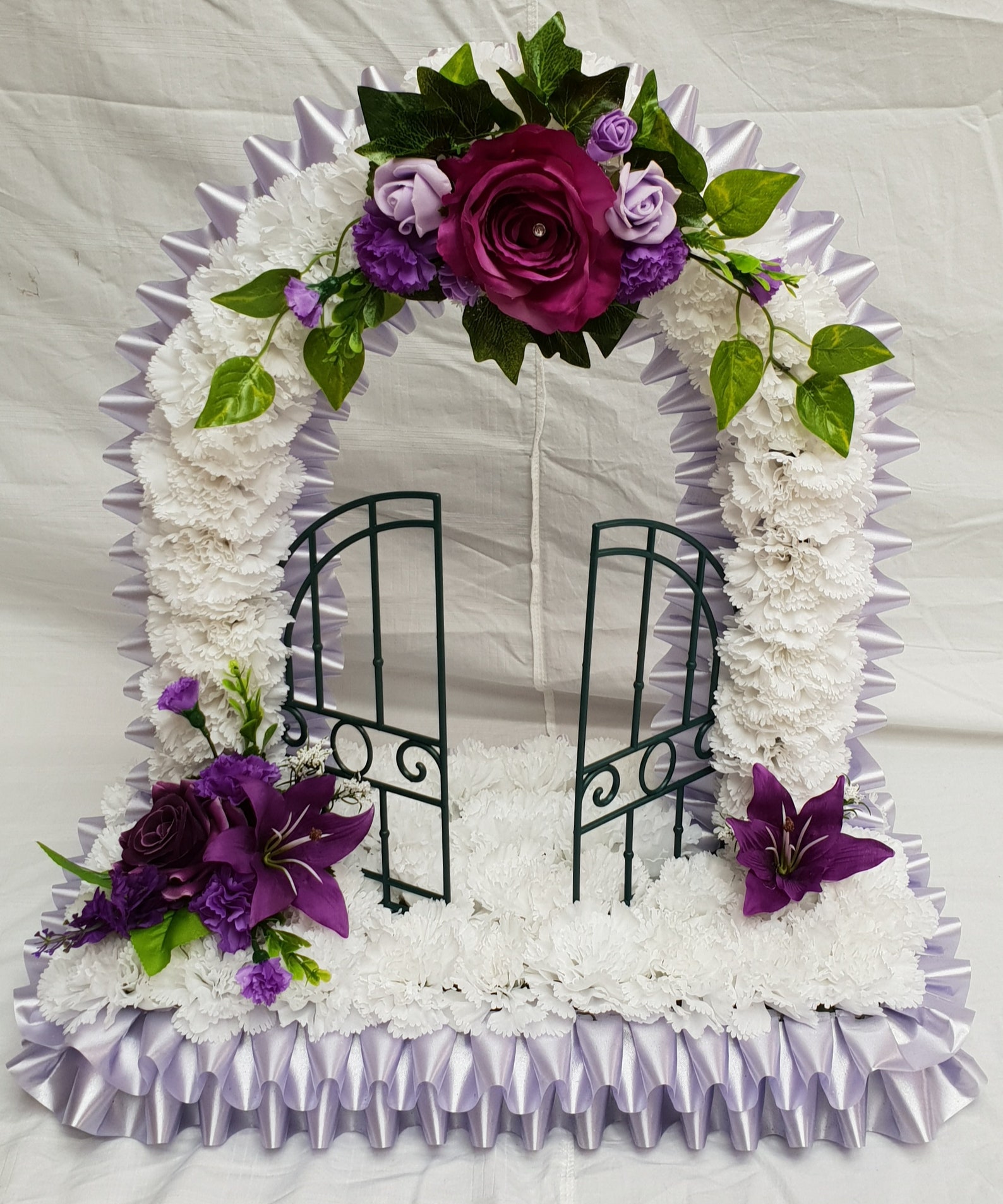 Gates Of Heaven Silk Artificial Funeral Flowers Etsy