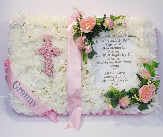 Bible Funeral Flower